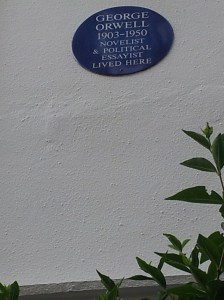 George Orwell at Notting Hill.